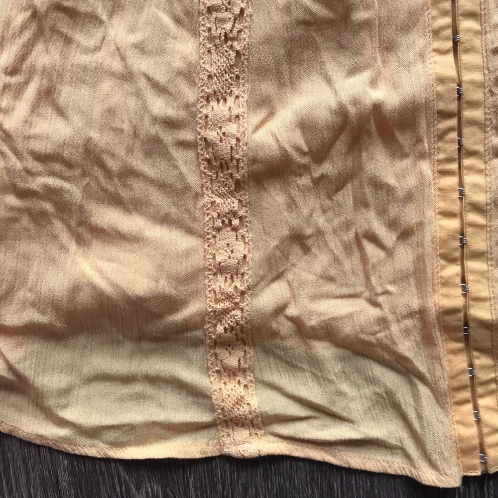 SOLD ✨ F21 Sunny Floral Embroidered Corset Hook D… - Picture 12 of 13